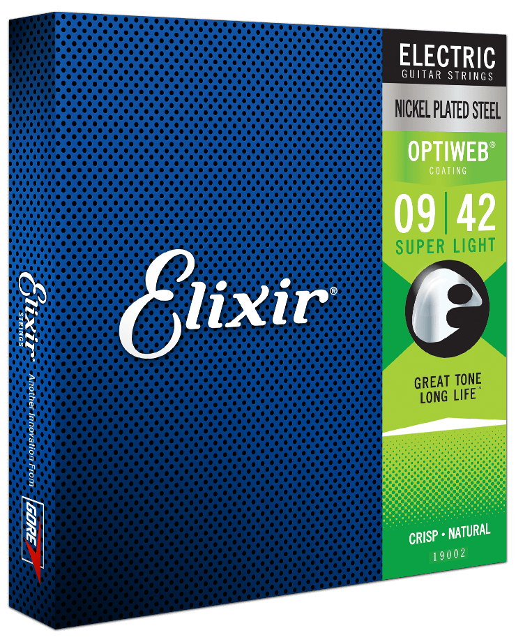 Elixir Elixir OPTIWEB Electric Guitar 6-String Set - 09-42 Super Light 19002
