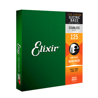 Elixir Elixir NANOWEB Coated Stainless Steel Bass Single String Long Scale - .125 Low-B 13426