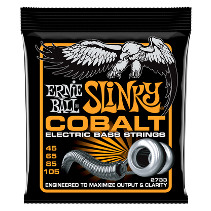 Ernie Ball Ernie Ball Slinky Cobalt Round Wound Electric Bass Strings Long Scale - 4-String 45-105 Hybrid Slinky 2733