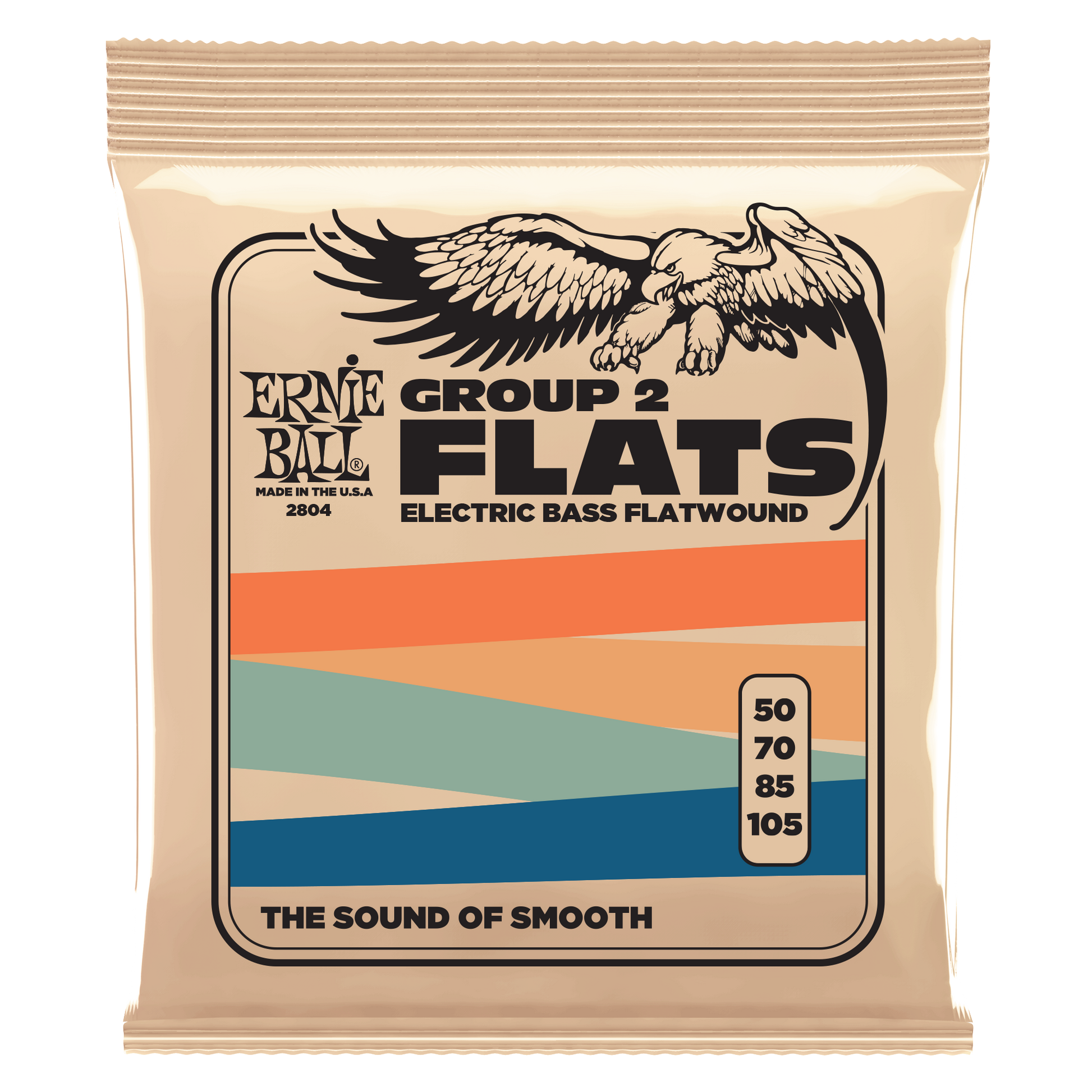 Ernie Ball Ernie Ball Traditional Flatwound Bass Strings Long Scale - 4-String 50-105 Group II 2804