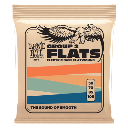 Ernie Ball Ernie Ball Traditional Flatwound Bass Strings Long Scale - 4-String 50-105 Group II 2804