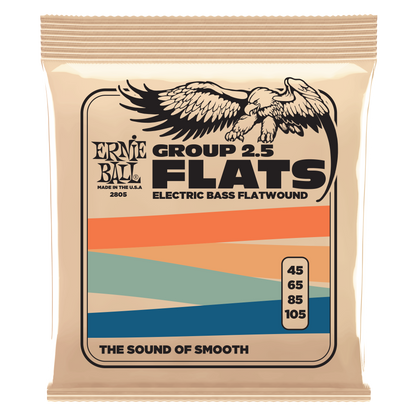 Ernie Ball Ernie Ball Traditional Flatwound Bass Strings Long Scale - 4-String 45-105 Group 2.5 2805