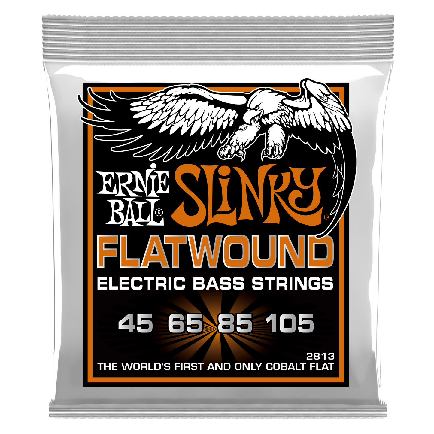 Ernie Ball Ernie Ball Slinky Cobalt Flatwound Bass Strings Long Scale - 4-String 45-105 Hybrid Slinky 2813