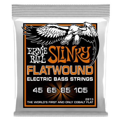 Ernie Ball Ernie Ball Slinky Cobalt Flatwound Bass Strings Long Scale - 4-String 45-105 Hybrid Slinky 2813