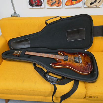 Fret Nation Framus MasterBuilt Diablo Supreme Bleached Antique Tobacco Burst High Polish - 8.56lbs J 162607-17 - Showroom Demo