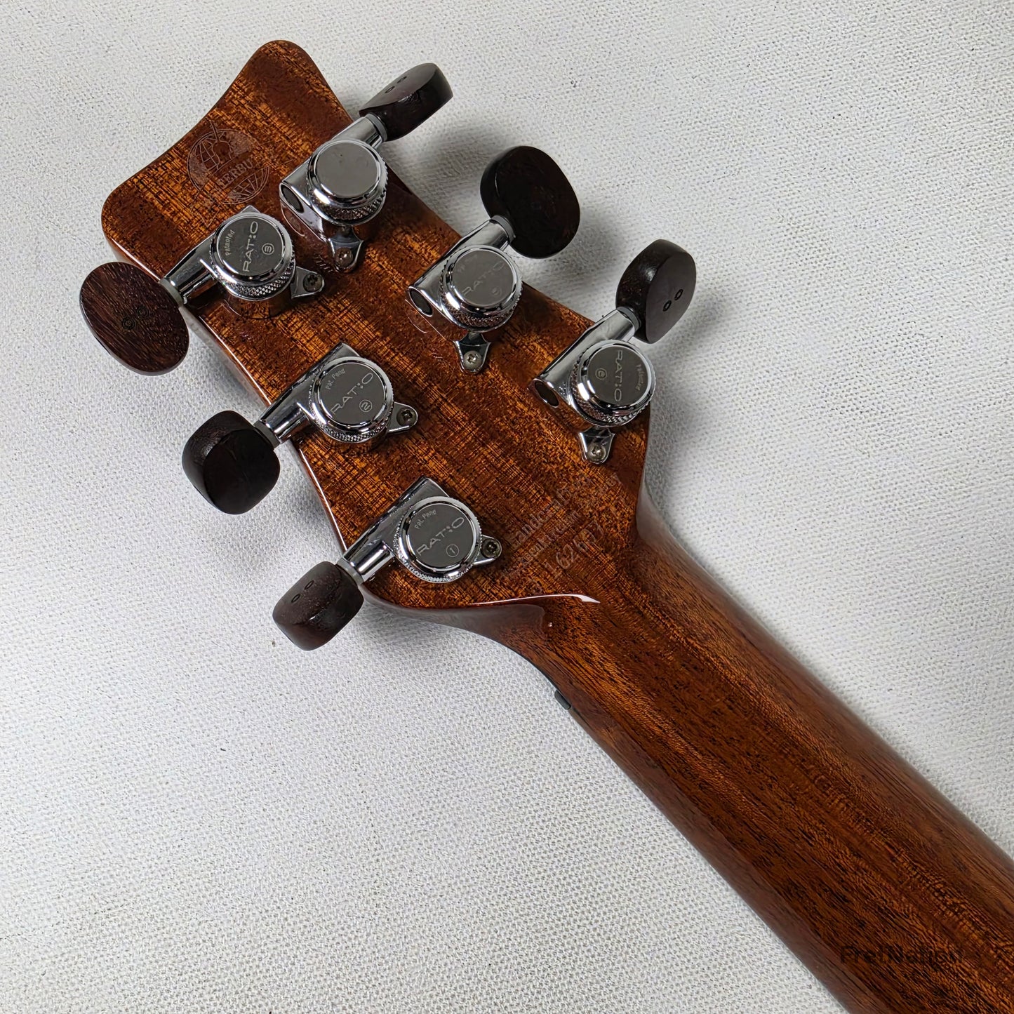 Fret Nation Framus MasterBuilt Diablo Supreme Bleached Antique Tobacco Burst High Polish - 8.56lbs J 162607-17 - Showroom Demo