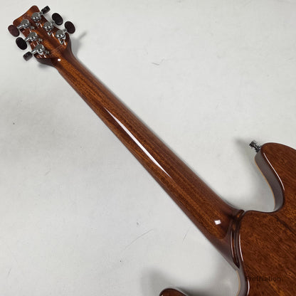 Fret Nation Framus MasterBuilt Diablo Supreme Bleached Antique Tobacco Burst High Polish - 8.56lbs J 162607-17 - Showroom Demo