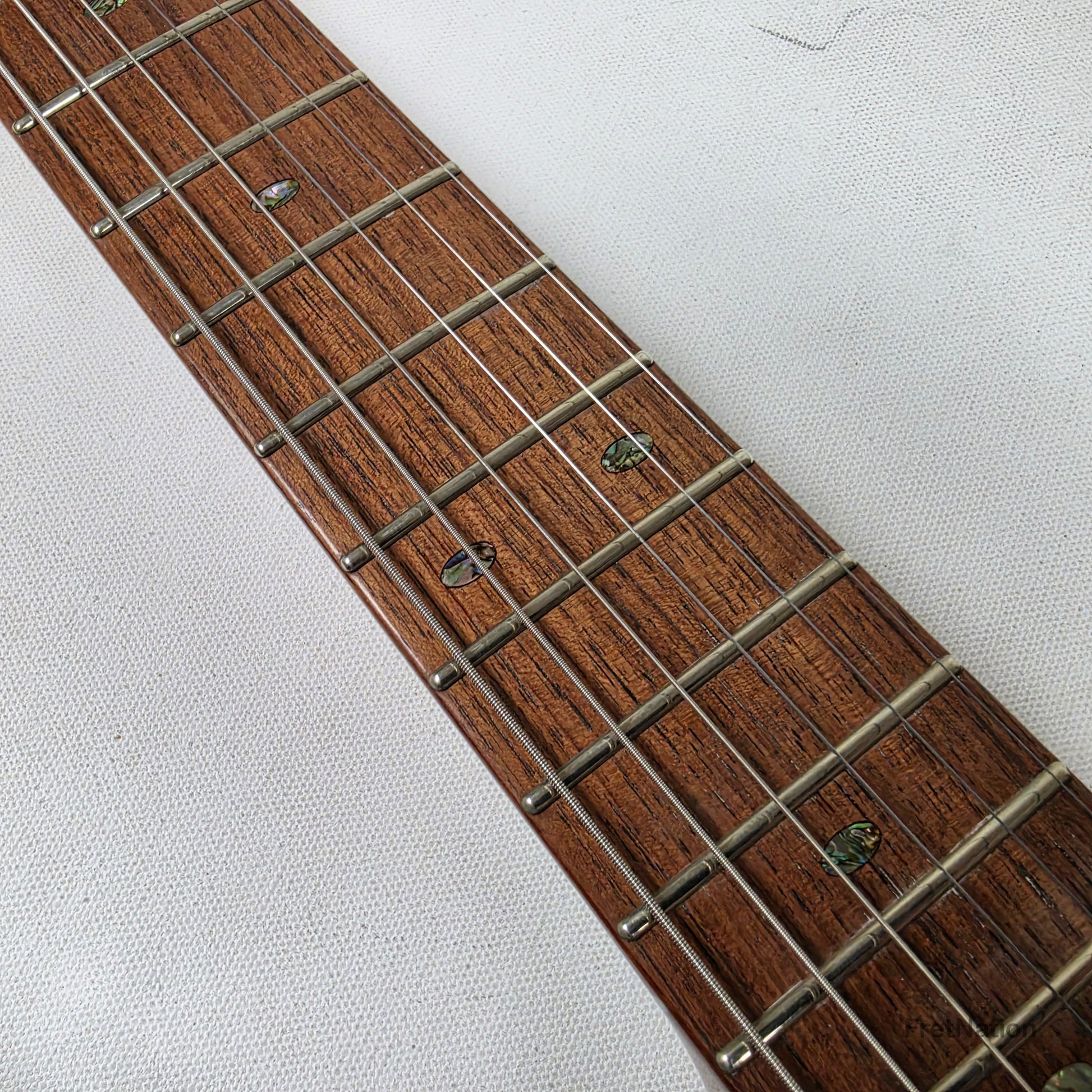 Fret Nation Framus MasterBuilt Diablo Supreme Bleached Antique Tobacco Burst High Polish - 8.56lbs J 162607-17 - Showroom Demo