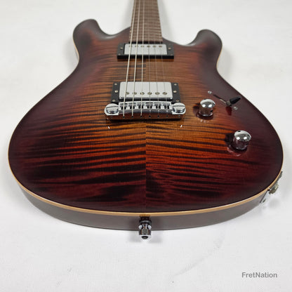Fret Nation Framus MasterBuilt Diablo Supreme Bleached Antique Tobacco Burst High Polish - 8.56lbs J 162607-17 - Showroom Demo