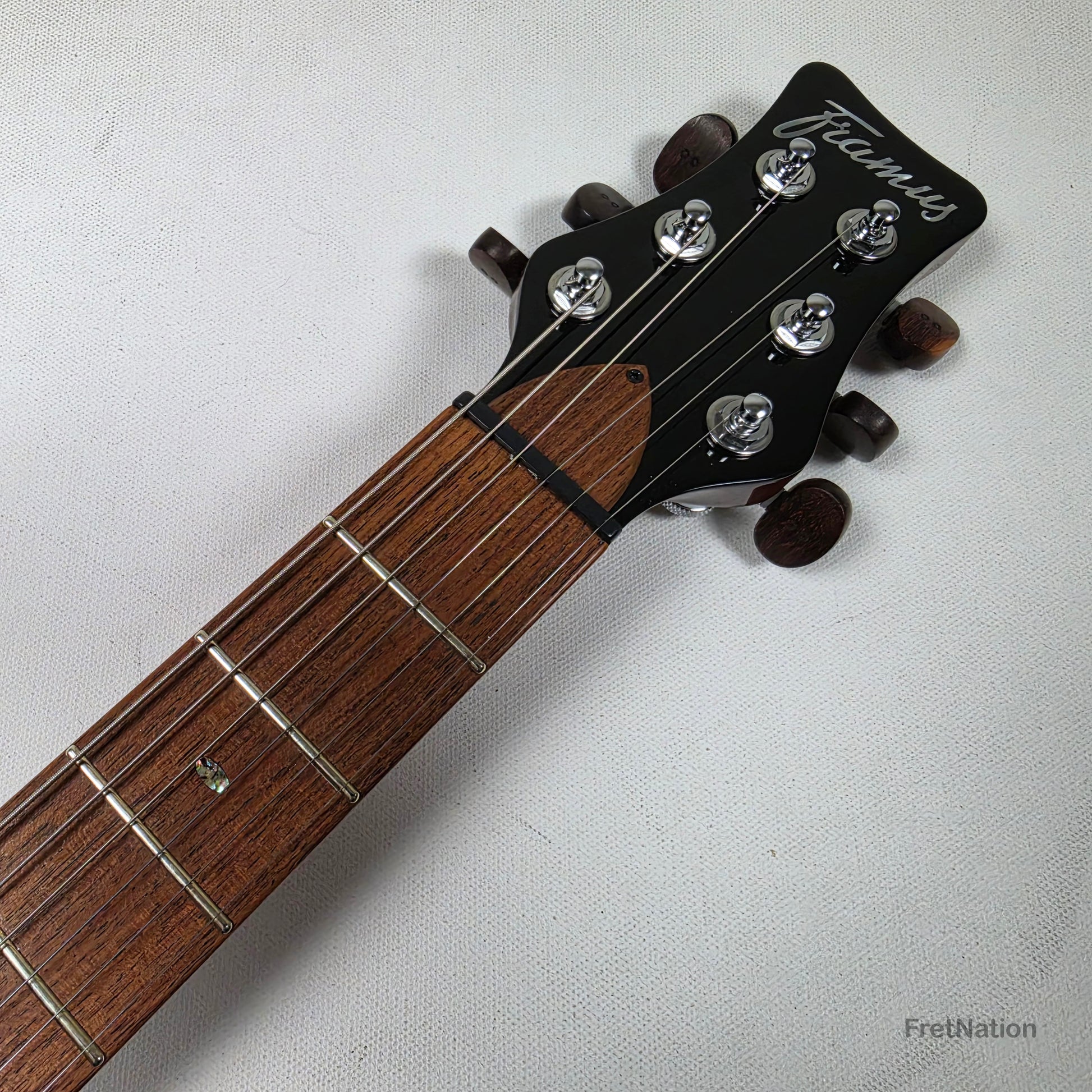 Fret Nation Framus MasterBuilt Diablo Supreme Bleached Antique Tobacco Burst High Polish - 8.56lbs J 162607-17 - Showroom Demo