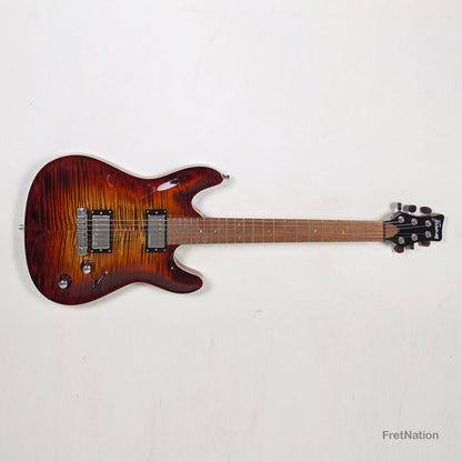 Fret Nation Framus MasterBuilt Diablo Supreme Bleached Antique Tobacco Burst High Polish - 8.56lbs J 162607-17 - Showroom Demo
