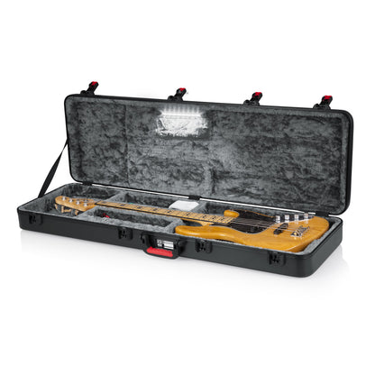 Gator Cases Gator TSA Series ATA Molded Flight Case w/ LED Light for Electric Bass Guitar - GTSA-GTRBASS-LED