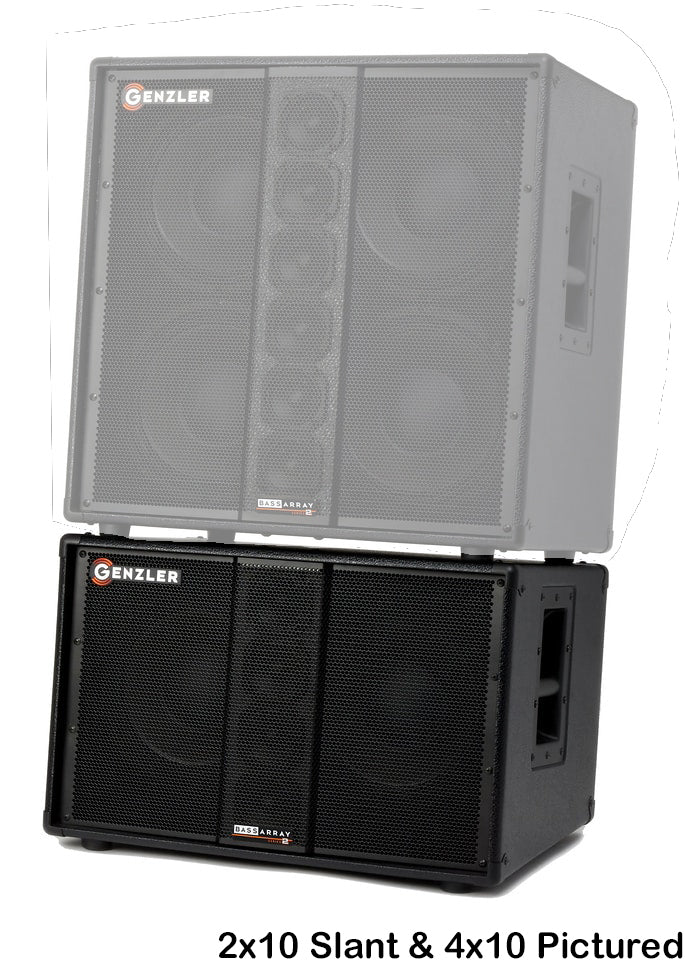 Genzler Amplification Genzler Bass Array 2x10" Cabinet - 210-3 Slant Series 2 - BA2-210-3SLT