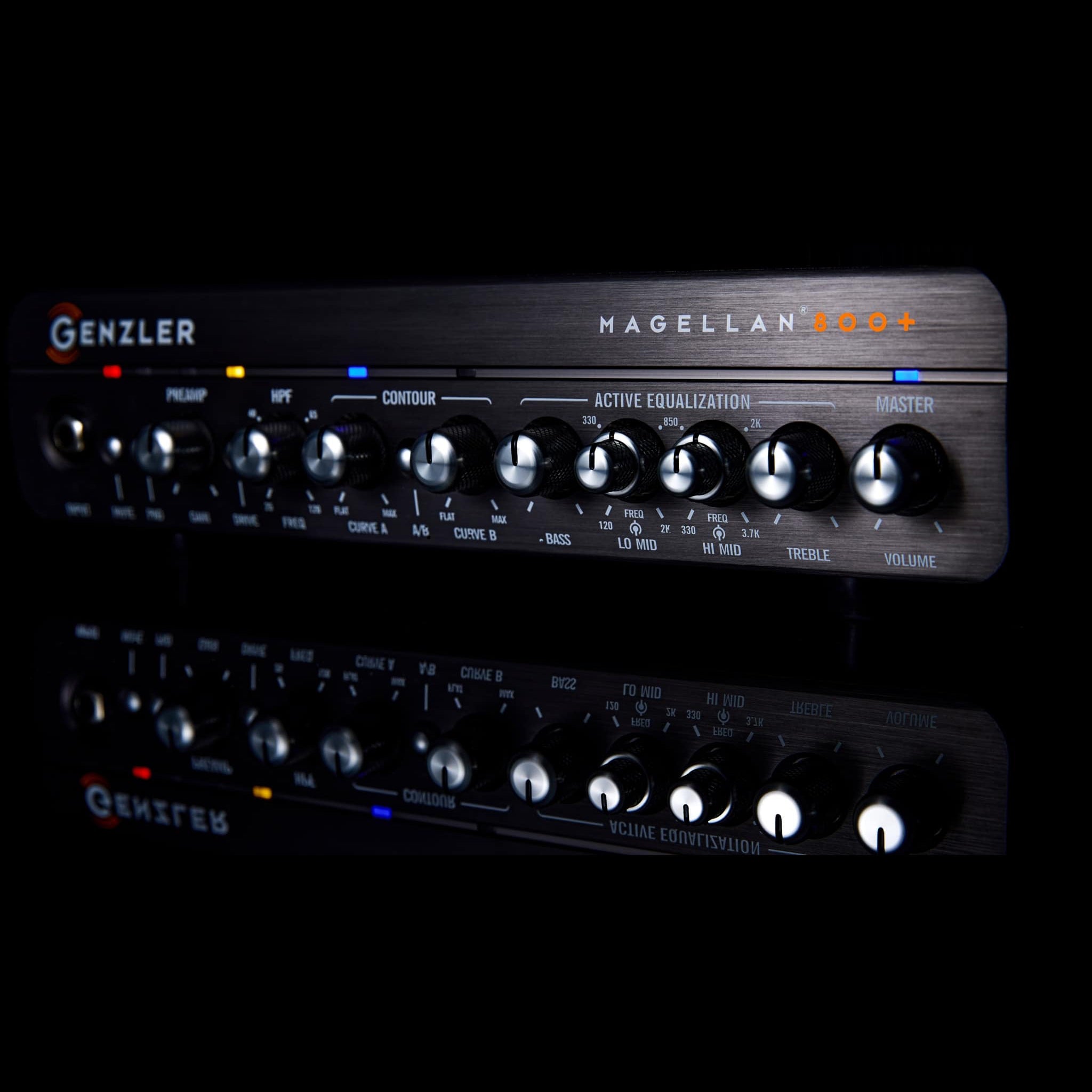 Genzler Magellan 800+ High Output 800W Dual Channel Bass Amp Head