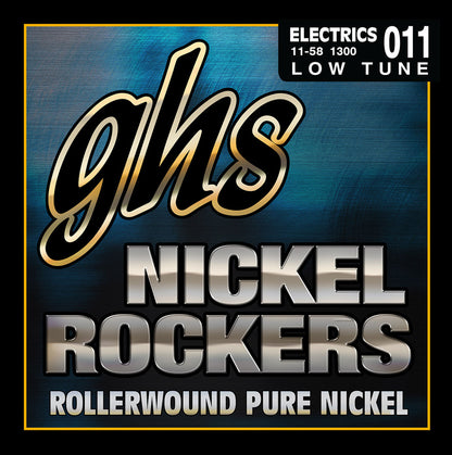 GHS Strings GHS Low Tuned Nickel Rockers Electric Guitar String Set - 11-58 Low Tuned 1300