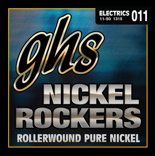 GHS Strings GHS Nickel Rockers Wound 3rd Electric Guitar String Set - 11-50 Light 1315