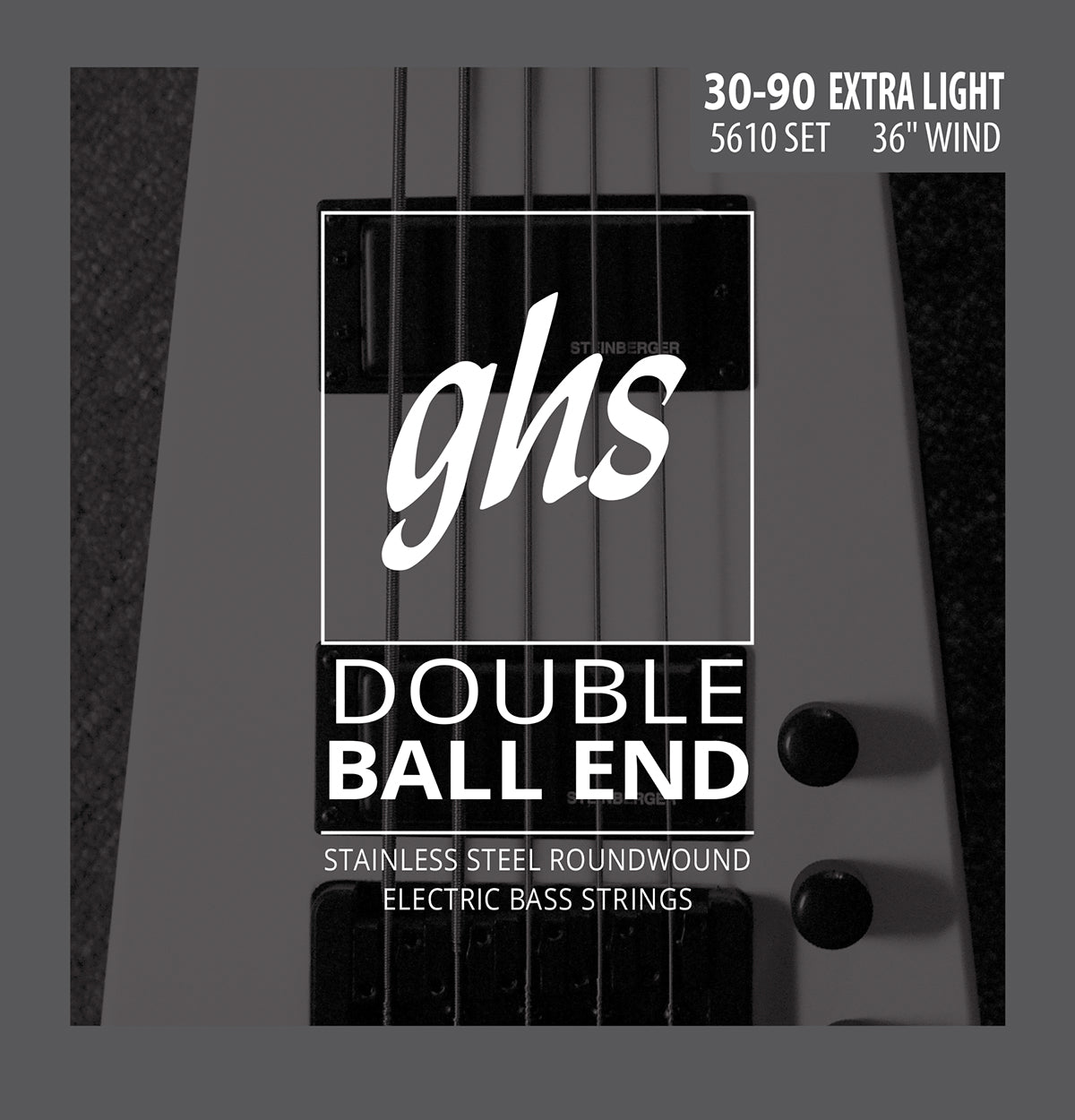 GHS Strings GHS Double Ball End Stainless Steel Double Ball End Bass Strings - 4-String 30-090 5610