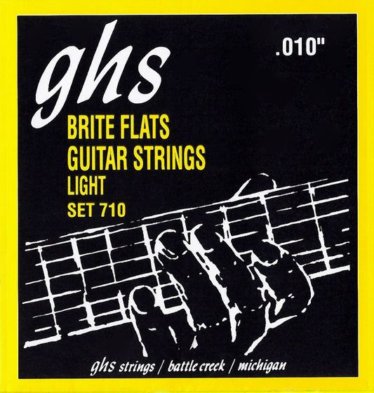 GHS Strings GHS Brite Flats Electric Guitar String Set - 10-46 Light 710