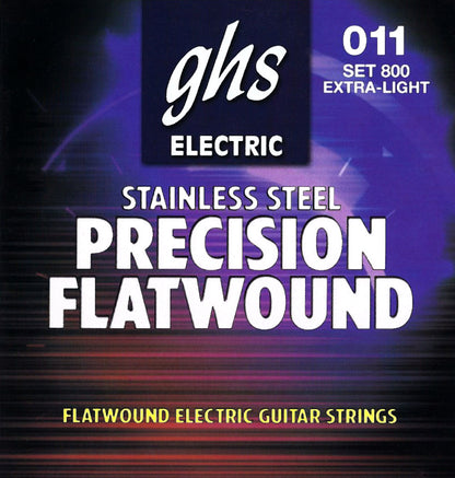 GHS Strings GHS Precision Flats Electric Guitar String Set - 11-46 Extra Light 800