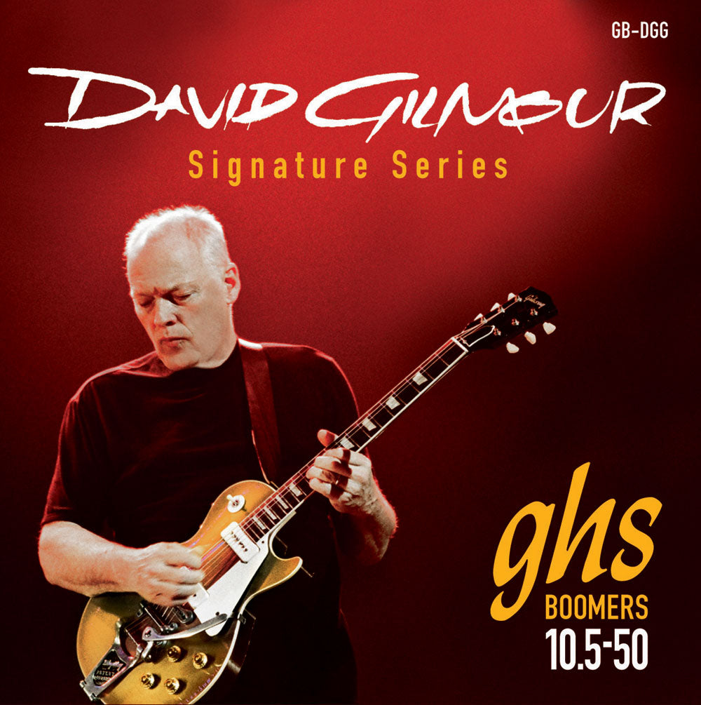 GHS Strings GHS Boomers David Gilmour Signature Electric Guitar String Set - 10.5-50 Red GB-DGG
