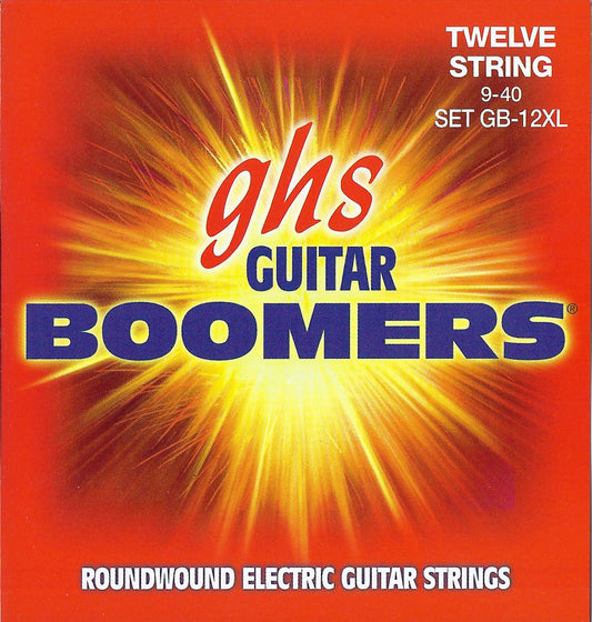 GHS Strings GHS Boomers 12-String Electric Guitar String Set - 09-40 Extra Light GB-12XL