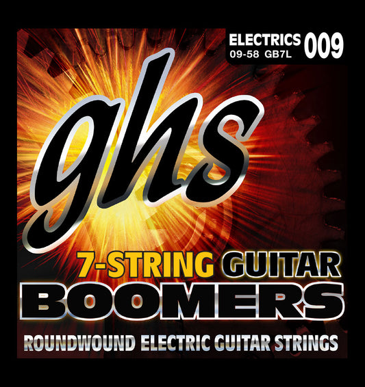 GHS Strings GHS Boomers 7-String Electric Guitar String Set - 09-58 Extra Light GB7L