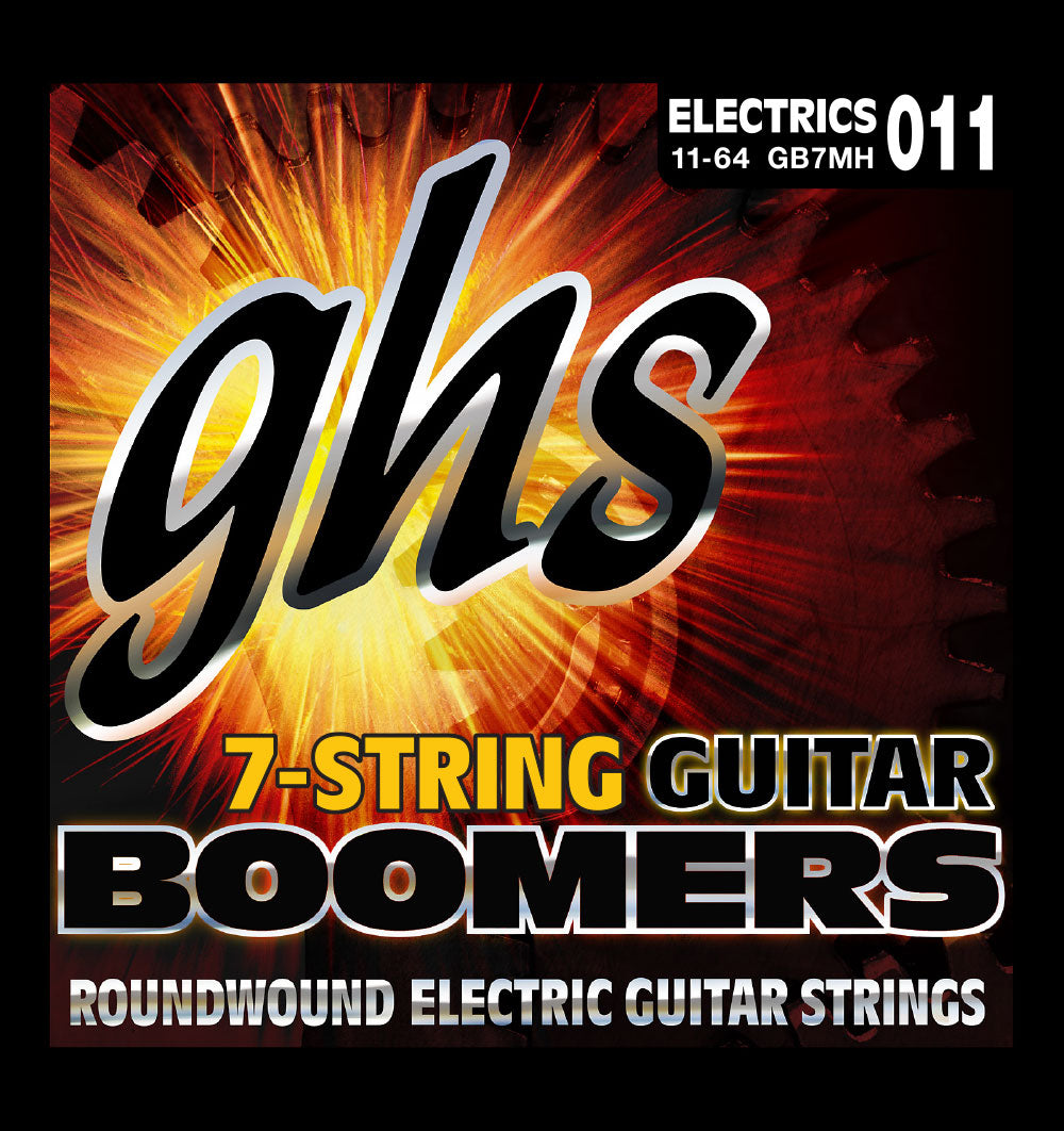 GHS Strings GHS Boomers 7-String Electric Guitar String Set - 11-64 Medium Heavy GB7MH