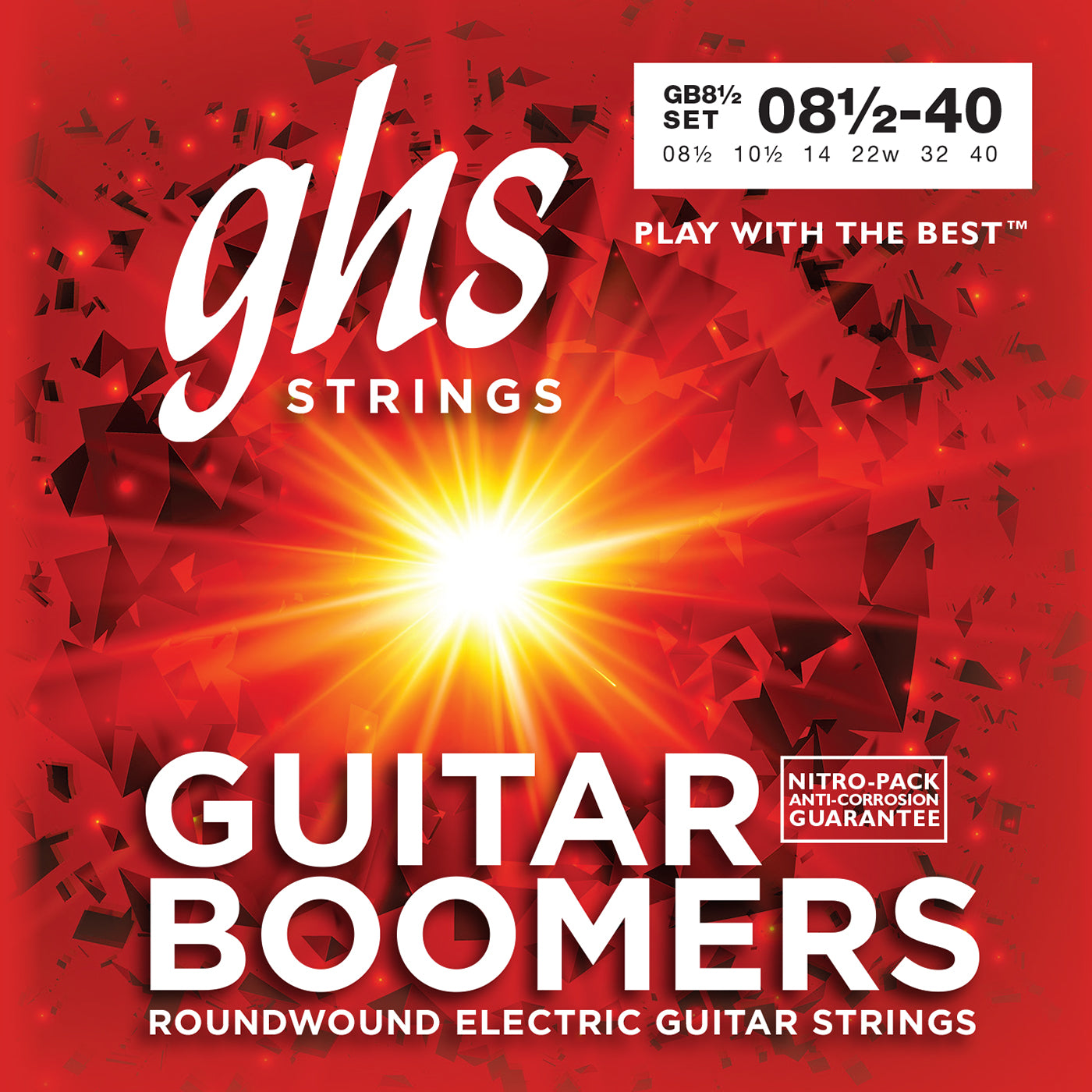 GHS Strings GHS Boomers Electric Guitar String Set - 08.5-40 Ultra Light Plus GB81/2