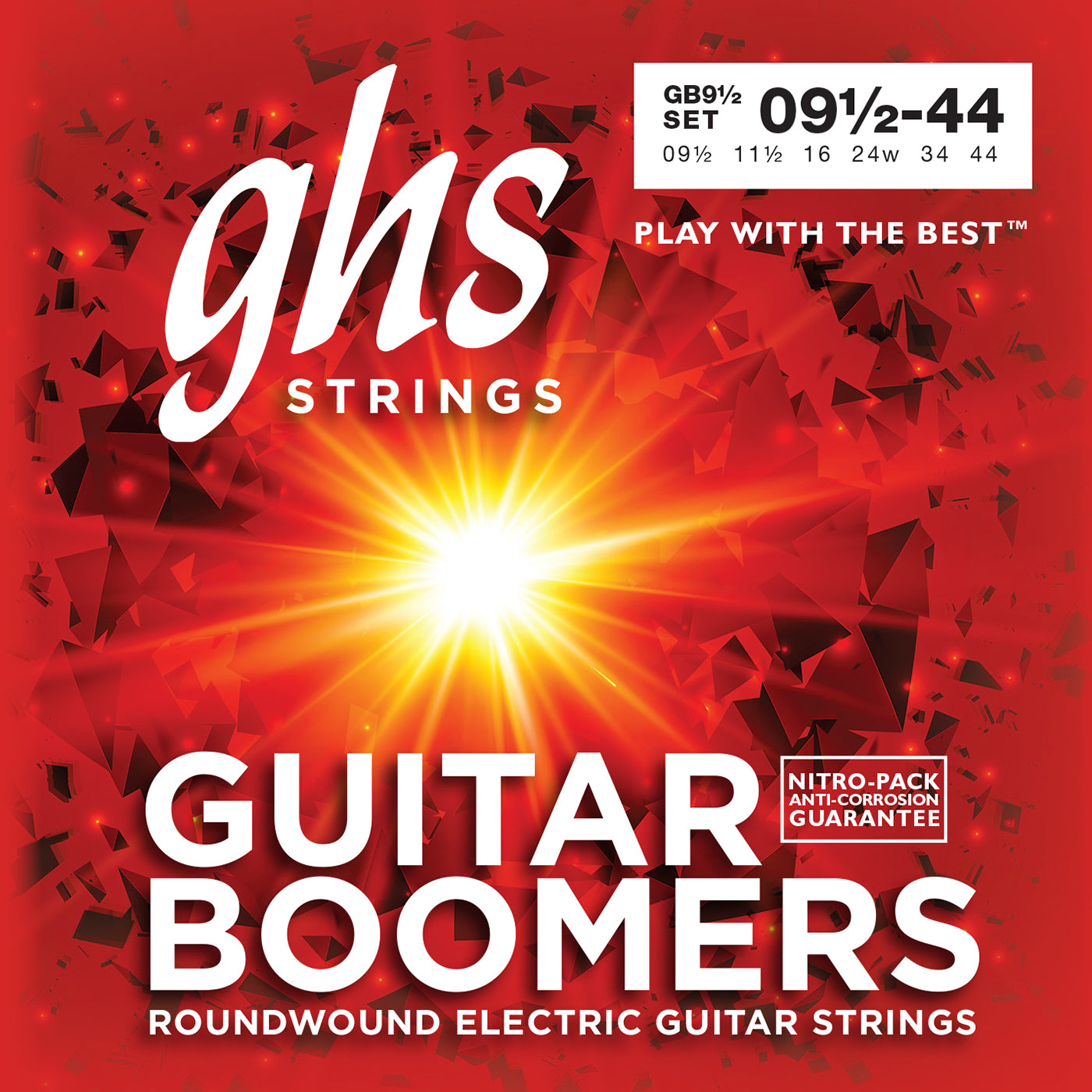 GHS Strings GHS Boomers Electric Guitar String Set - 09.5-44 Extra Light Plus GB91/2