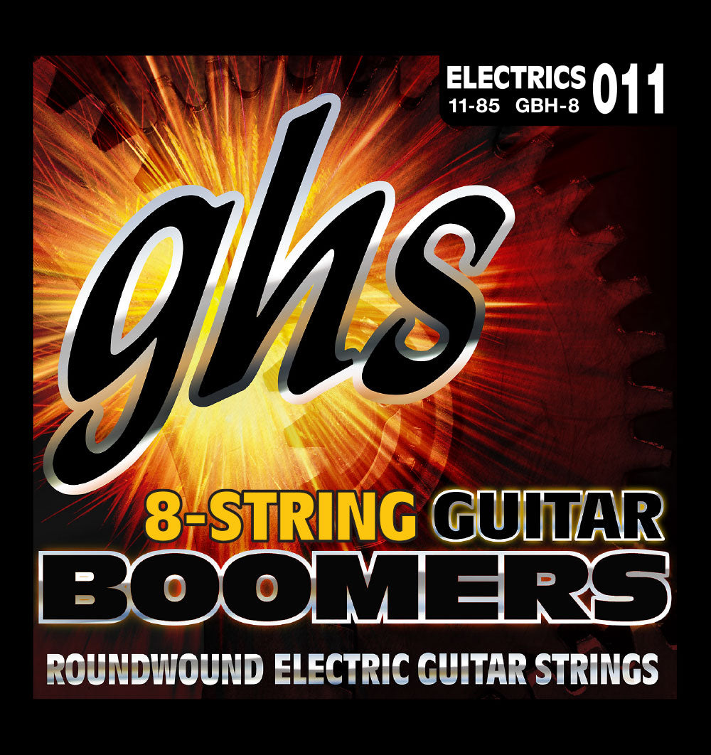 GHS Strings GHS Boomers 8-String Electric Guitar String Set - 11-85 Heavy GBH-8