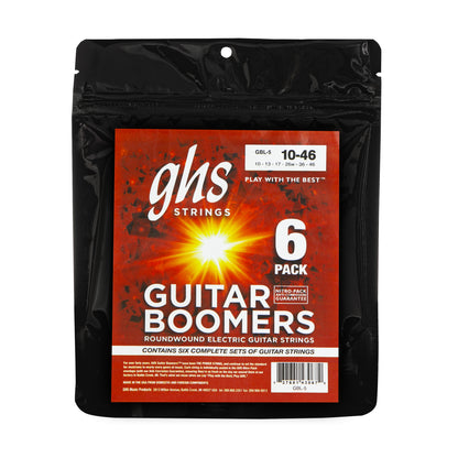 GHS Strings GHS Boomers Electric Guitar String Multi-Packs Set - 10-46 Light GBL-5