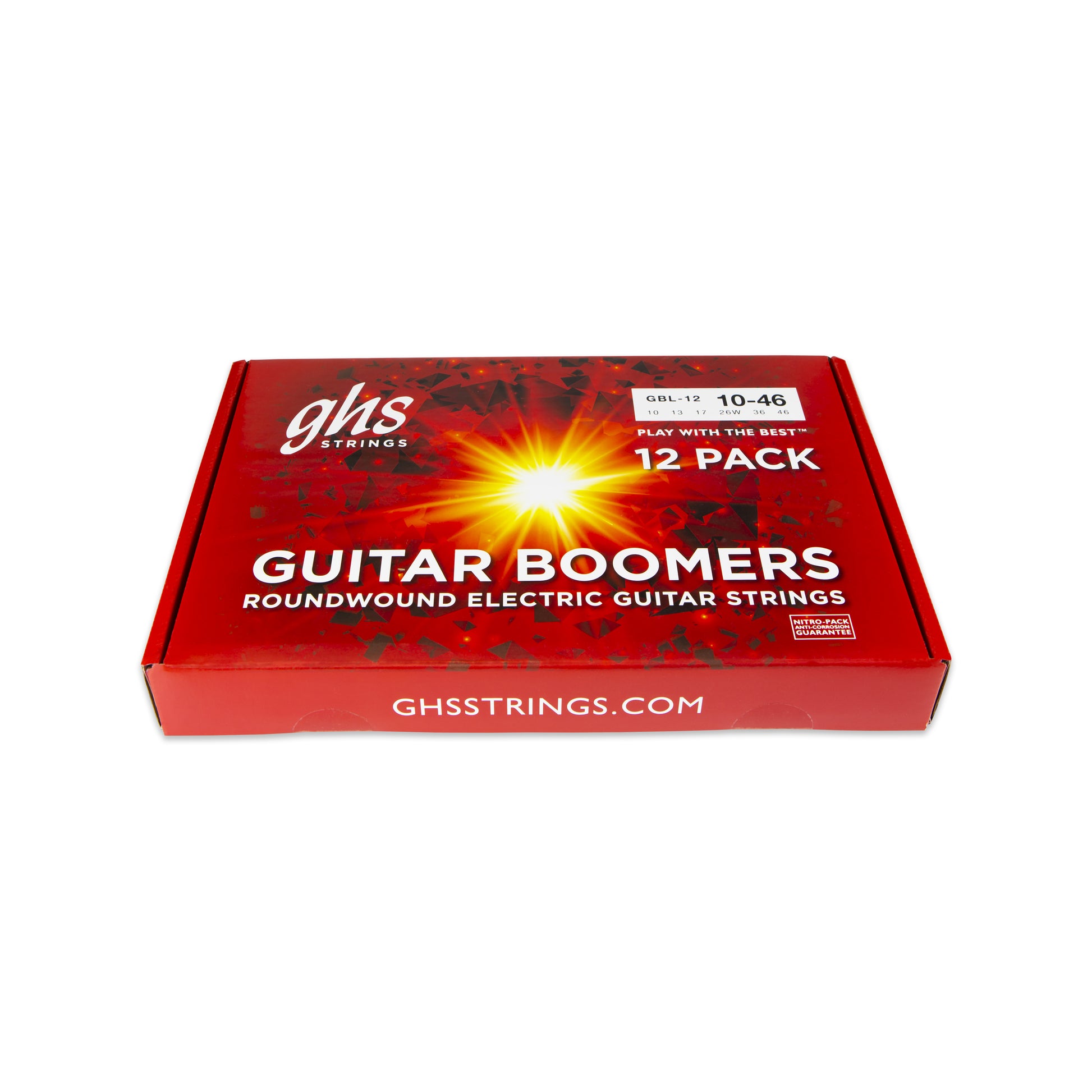 GHS Strings GHS Boomers Electric Guitar String Set 12 Pack Box - 10-46 Light GBL-12