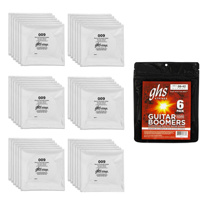 GHS Strings GHS Boomers Electric Guitar String Multi-Packs Set - 09-42 Extra Light GBXL-5