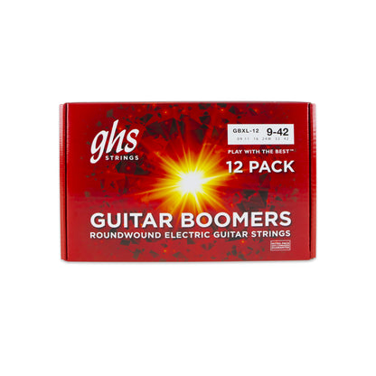 GHS Strings GHS Boomers Electric Guitar String Set 12 Pack Box - 09-42 Extra Light GBXL-12