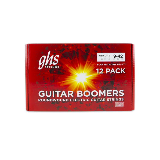 GHS Strings GHS Boomers Electric Guitar String Set 12 Pack Box - 09-42 Extra Light GBXL-12
