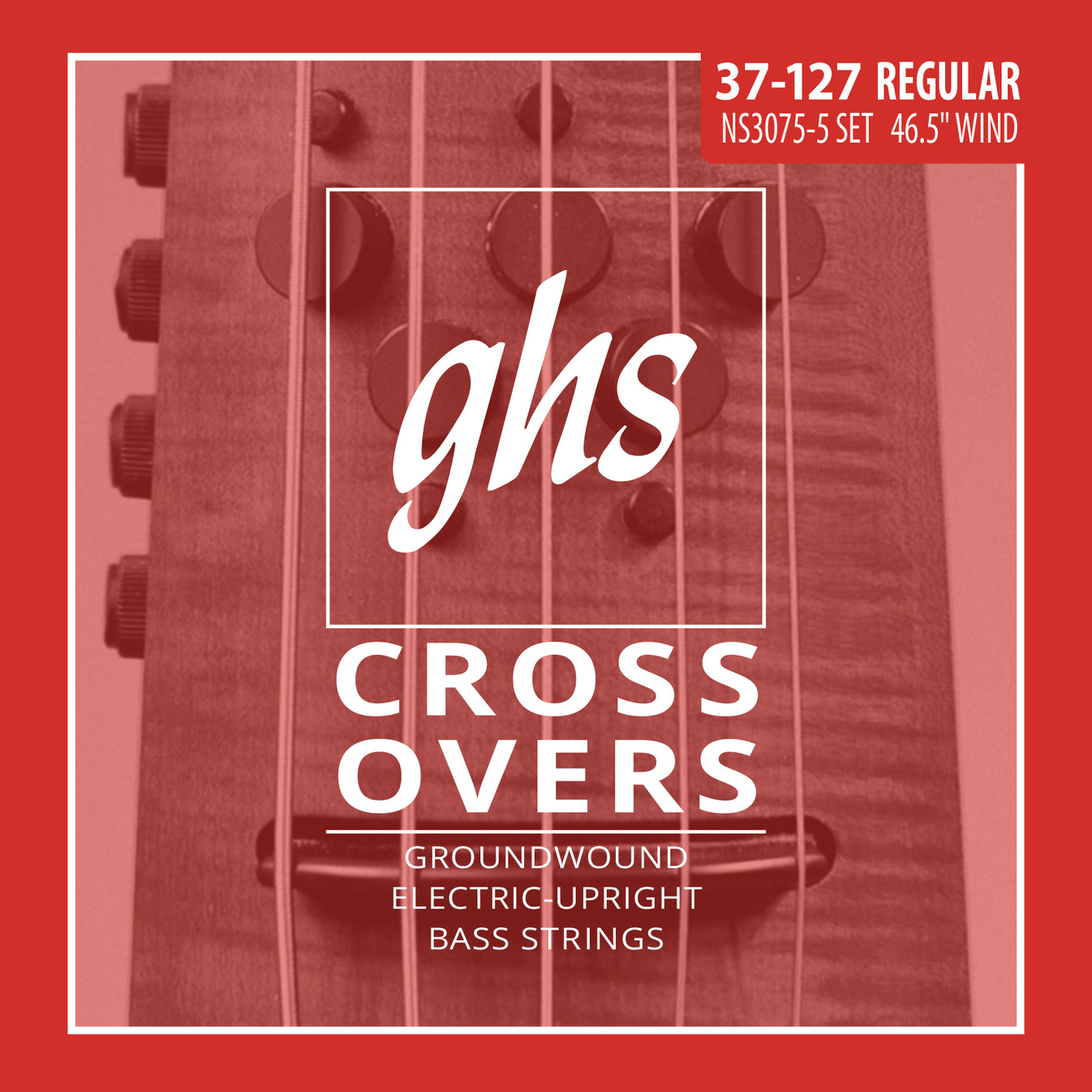 GHS Crossovers Alloy Ground Wound Crossovers Electric Upright Bass Str