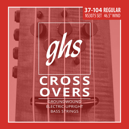 GHS Strings GHS Crossovers Alloy Ground Wound Crossovers Electric Upright Bass Strings - 4-String 47-104 NS3075