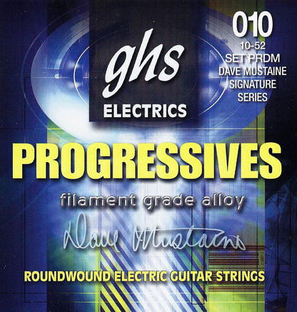 GHS Strings GHS Progressives Electric Guitar String Set - 10-52 Thin/Thick PRDM