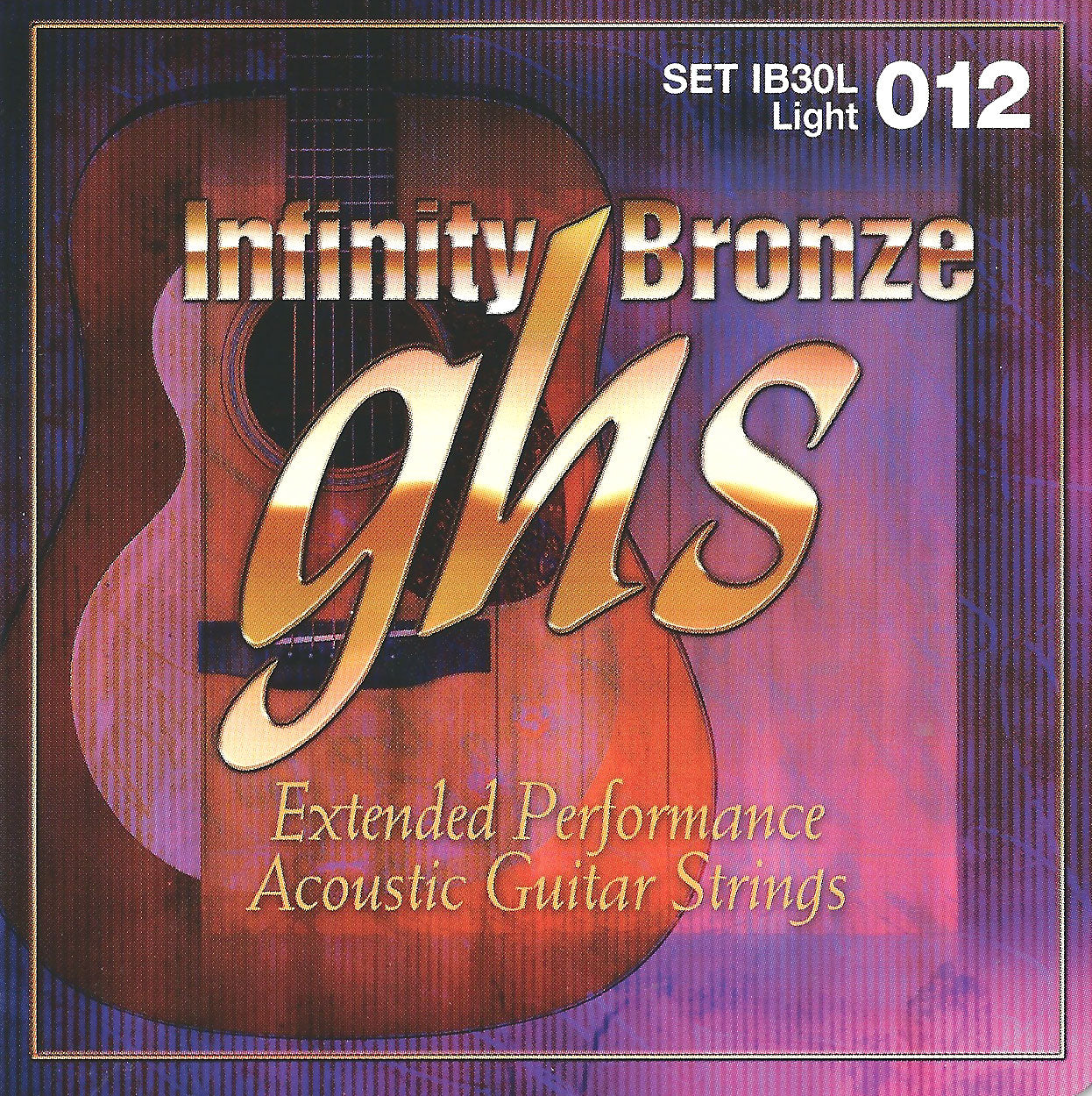 GHS Strings GHS Infinity Bronze Acoustic Guitar String Set - 12-54 Light IB30L