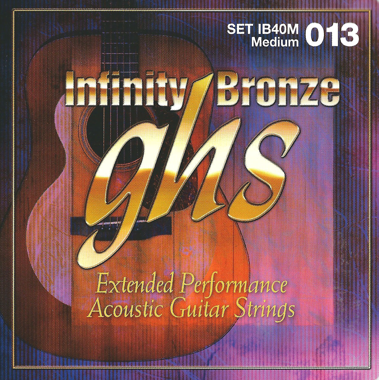 GHS Strings GHS Infinity Bronze Acoustic Guitar String Set - 13-56 Medium IB40M