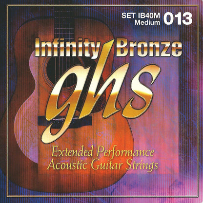 GHS Strings GHS Infinity Bronze Acoustic Guitar String Set - 13-56 Medium IB40M