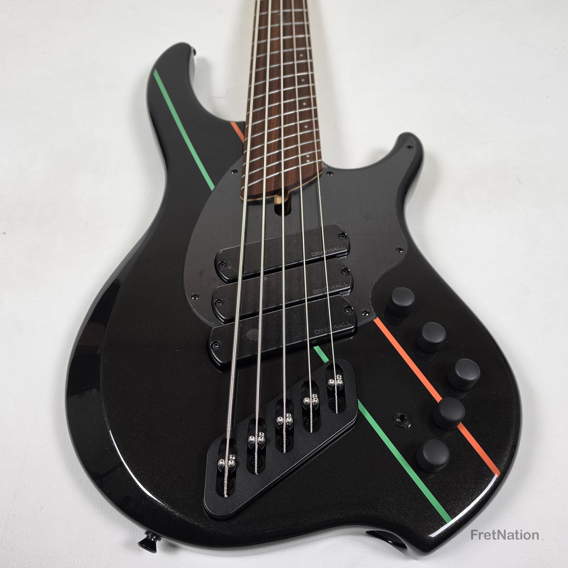Dingwall Dingwall JT3 5-String Metallic Black Bass - 9.40lbs #20336 - JT3 5 GK M SH