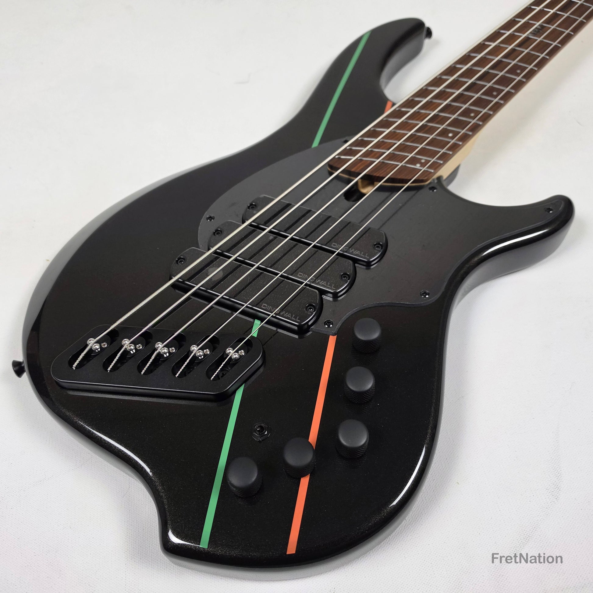 Dingwall Dingwall JT3 5-String Metallic Black Bass - 9.40lbs #20336 - JT3 5 GK M SH