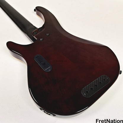 KLOS Guitars KLOS Apollo V Custom Headless 5-String Bass Gold Fishman Fluence 8.48lbs - NAMM Display