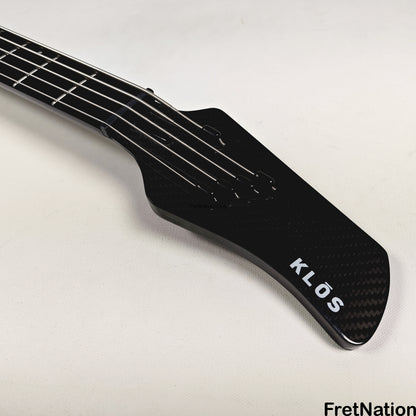 KLOS Guitars KLOS Apollo V Custom Headless 5-String Bass Gold Fishman Fluence 8.48lbs - NAMM Display