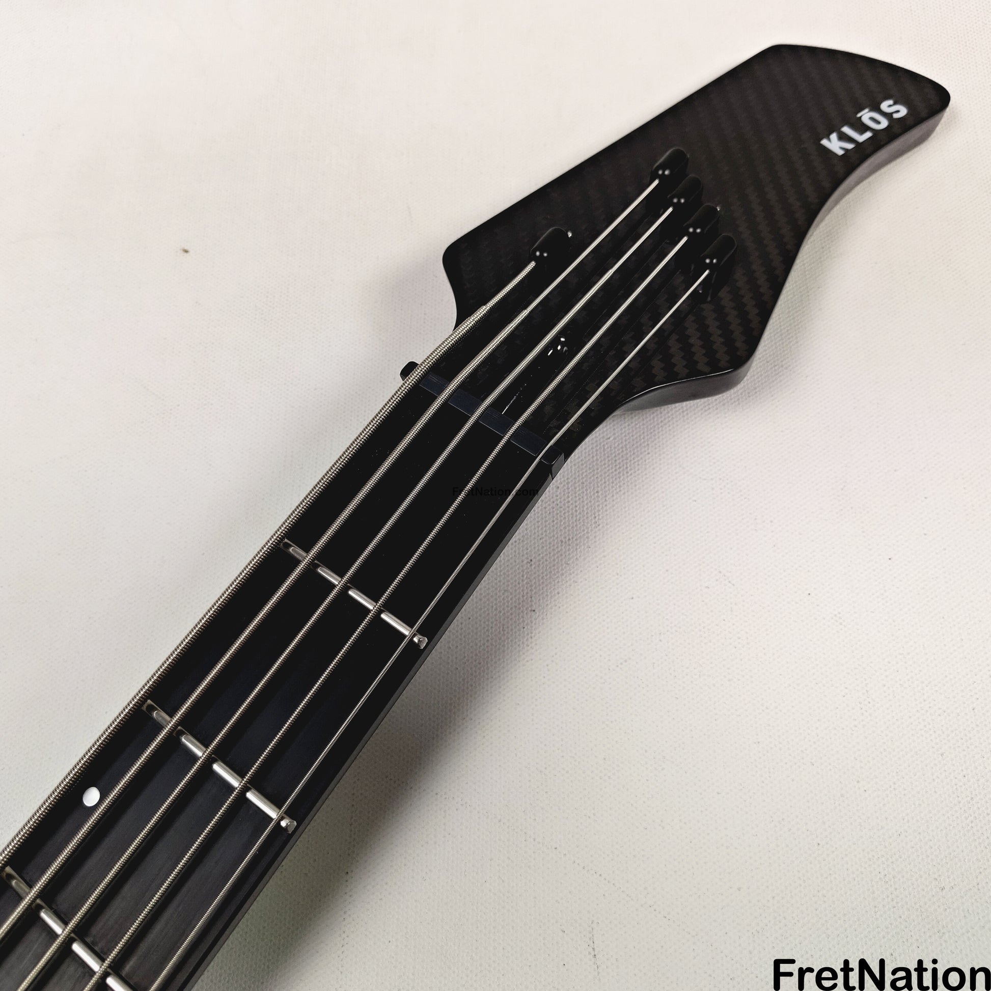 KLOS Guitars KLOS Apollo V Custom Headless 5-String Bass Gold Fishman Fluence 8.48lbs - NAMM Display