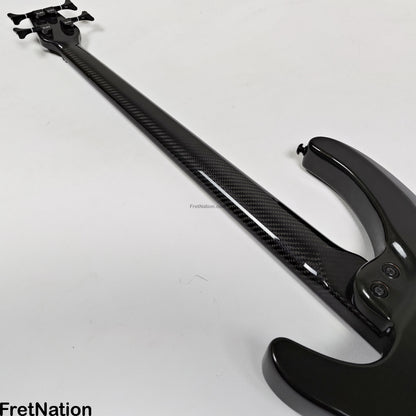 KLOS Guitars KLOS Apollo IV Standard 4-String Bass Charcoal w/ Carbon Fiber Neck 8.04lbs
