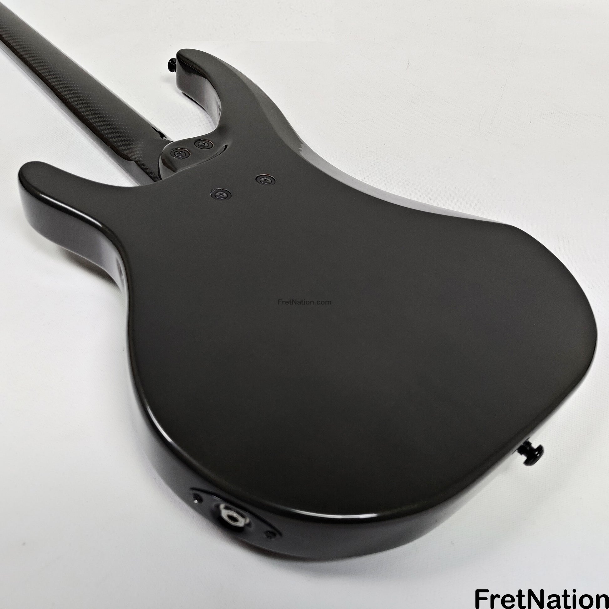 KLOS Guitars KLOS Apollo IV Standard 4-String Bass Charcoal w/ Carbon Fiber Neck 8.04lbs