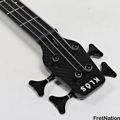 KLOS Guitars KLOS Apollo IV Standard 4-String Bass Charcoal w/ Carbon Fiber Neck 8.04lbs