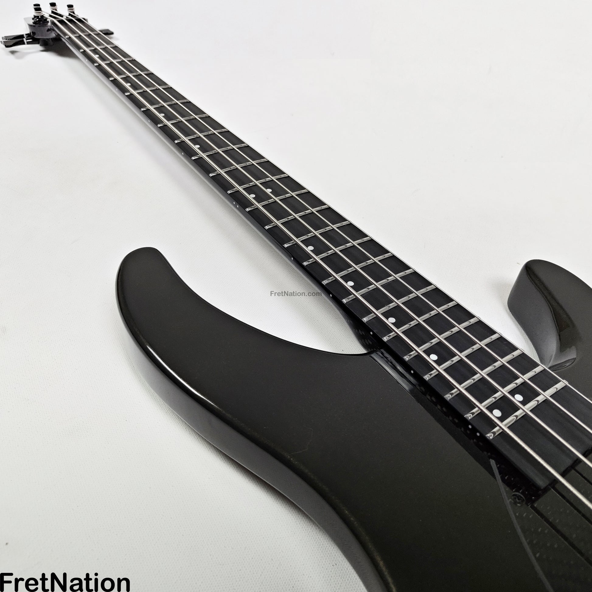 KLOS Guitars KLOS Apollo IV Standard 4-String Bass Charcoal w/ Carbon Fiber Neck 8.04lbs